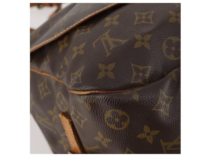 LOUIS VUITTON Borsa a Spalla Monogram Saumur 35 M42254 LV Auth 173977 Monogramma - vista 17
