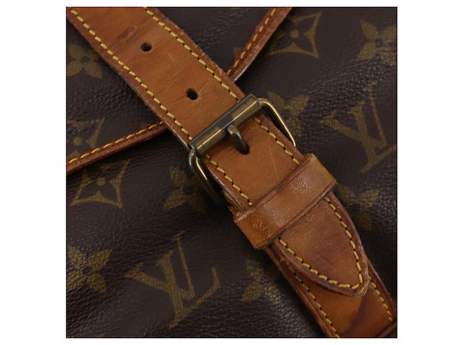 LOUIS VUITTON Borsa a Spalla Monogram Saumur 35 M42254 LV Auth 173977 Monogramma - vista 20