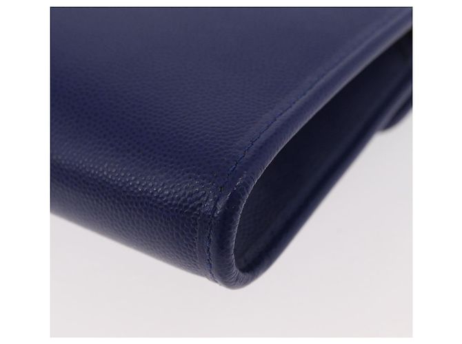 BALLY Borsa a Spalla con Catena Pelle Blu Oro Auth BAZ686A D'oro - vista 16