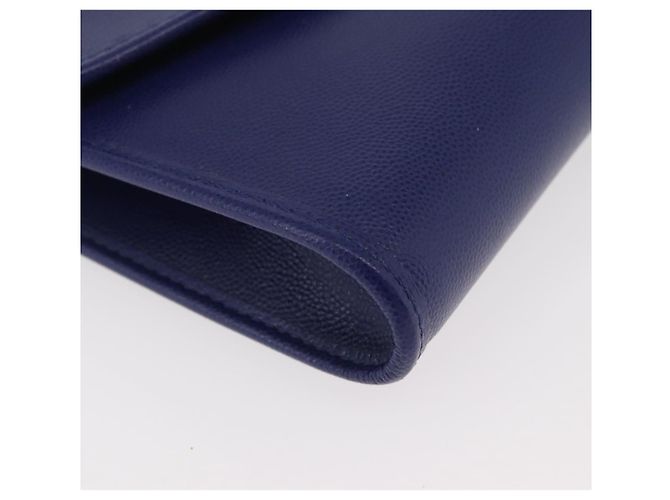 BALLY Borsa a Spalla con Catena Pelle Blu Oro Auth BAZ686A D'oro - vista 9