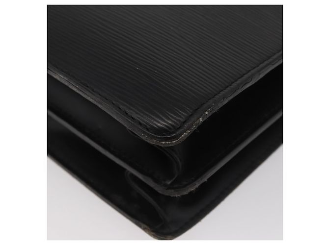 LOUIS VUITTON Epi Serviette Conseiller Borsa Business Nera M54422 LV Auth BA11719 Nero - vista 16