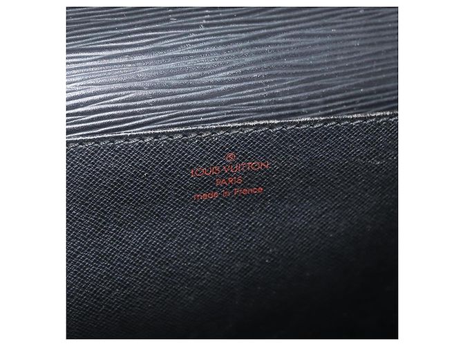 LOUIS VUITTON Epi Serviette Conseiller Borsa Business Nera M54422 LV Auth BA11719 Nero - vista 19
