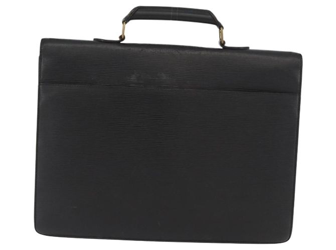 LOUIS VUITTON Epi Serviette Conseiller Borsa Business Nera M54422 LV Auth BA11719 Nero - vista 2