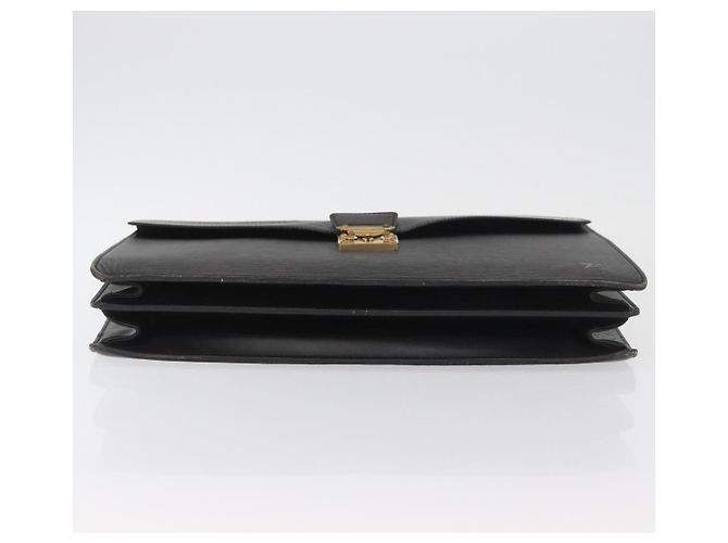 LOUIS VUITTON Epi Serviette Conseiller Borsa Business Nera M54422 LV Auth BA11719 Nero - vista 5