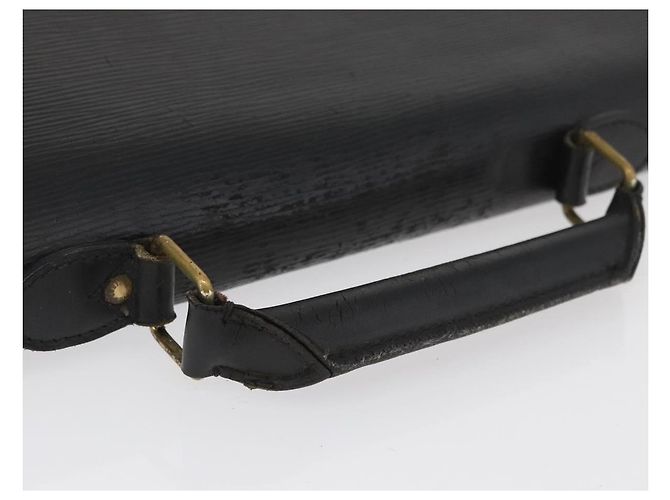 LOUIS VUITTON Epi Serviette Conseiller Borsa Business Nera M54422 LV Auth BA11719 Nero - vista 7