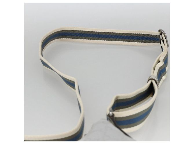 Borsa a Spalla GG Canvas Gucci Argento 147671 Auth BAZ628A - vista 8
