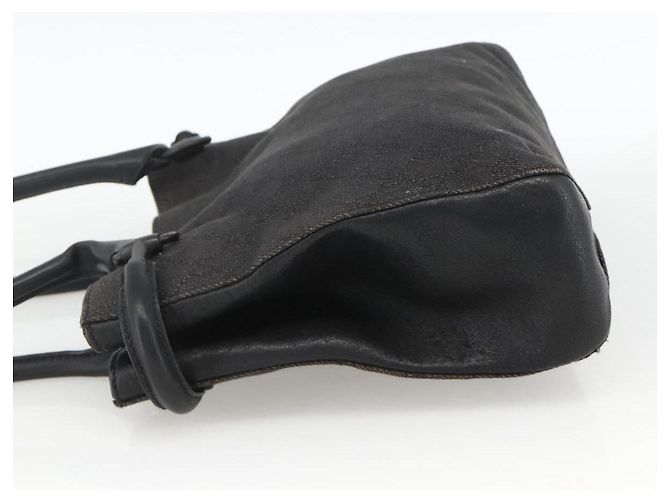 Borsa a Spalla GG Canvas Gucci Nera 101971 Auth ka3517 Nero - vista 3