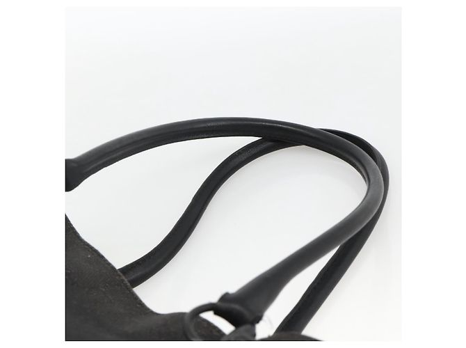 Borsa a Spalla GG Canvas Gucci Nera 101971 Auth ka3517 Nero - vista 8