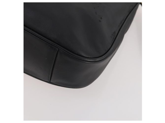 Borsa a Spalla in Pelle Gucci Bamboo 2way Nero Oro 001 1781 1638 Auth hk3622 D'oro - vista 15