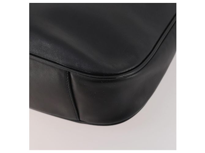 Borsa a Spalla in Pelle Gucci Bamboo 2way Nero Oro 001 1781 1638 Auth hk3622 D'oro - vista 17