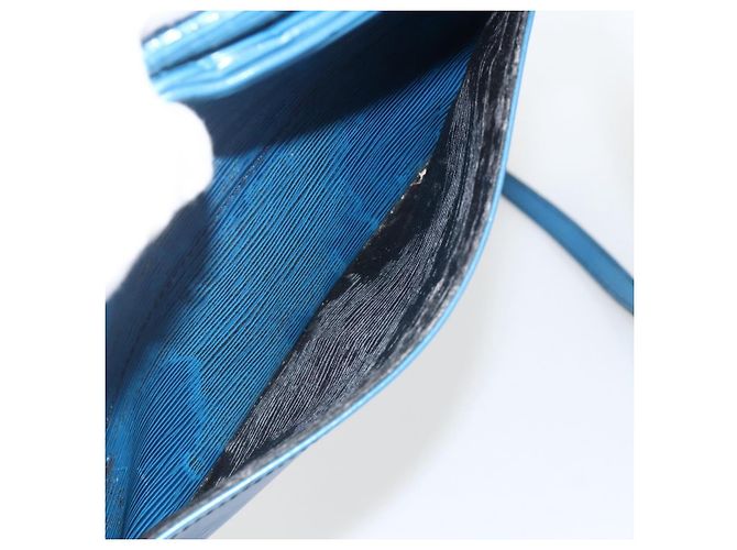 LOUIS VUITTON Borsa a Spalla Epi Trocadero 27 Blu M52315 LV Auth 173111 - vista 22