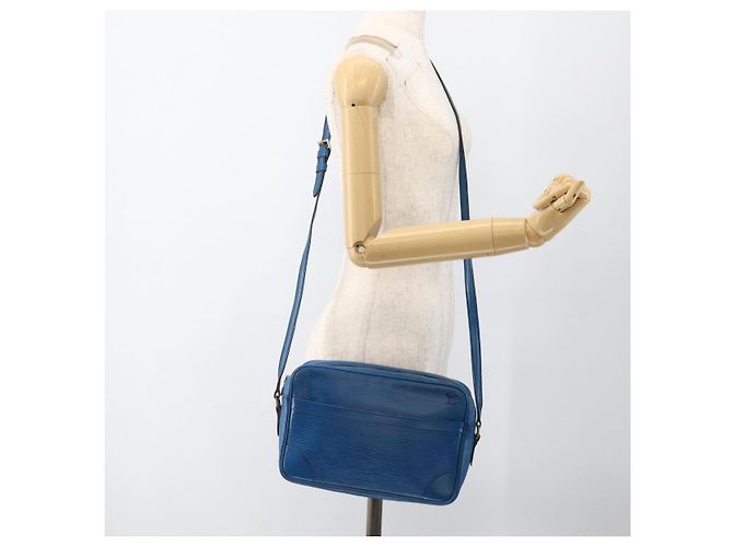 LOUIS VUITTON Borsa a Spalla Epi Trocadero 27 Blu M52315 LV Auth 173111 - vista 23