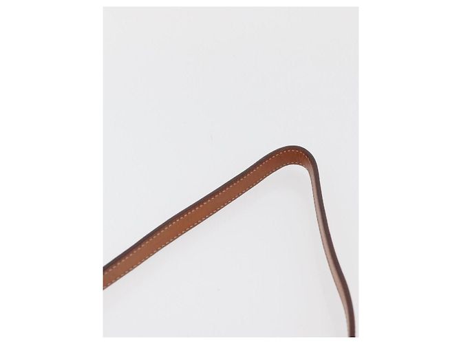 Céline Borsa a Spalla in Tela Macadam CELINE in Pelle PVC Marrone Oro Auth ka3558A D'oro - vista 8