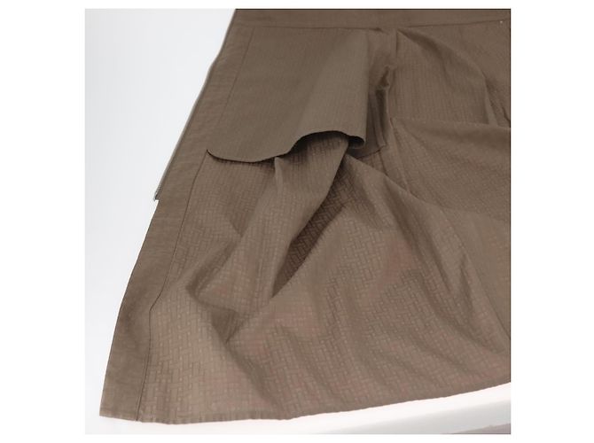 Hermès HERMES Granturararara Camisa One Piece Algodón Beige 3H0544DH Auth BAZ827M - vista 14