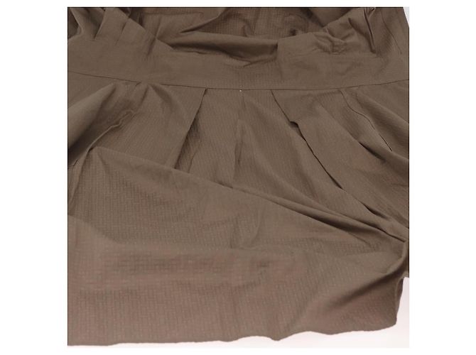 Hermès HERMES Granturararara Camisa One Piece Algodón Beige 3H0544DH Auth BAZ827M - vista 15
