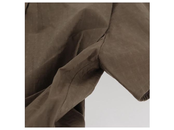 Hermès HERMES Granturararara Camisa One Piece Algodón Beige 3H0544DH Auth BAZ827M - vista 9