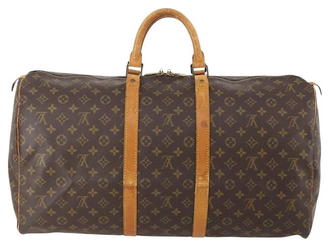 LOUIS VUITTON Borsa Boston Monogram Keepall 55 M41424 LV Auth ep13859 Monogramma - vista 2