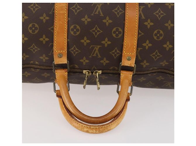 LOUIS VUITTON Borsa Boston Monogram Keepall 55 M41424 LV Auth ep13859 Monogramma - vista 7