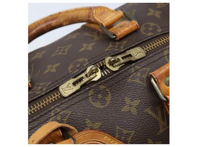 LOUIS VUITTON Borsa Boston Monogram Keepall 45 M41428 Auth LV ka3645 Monogramma - vista 10