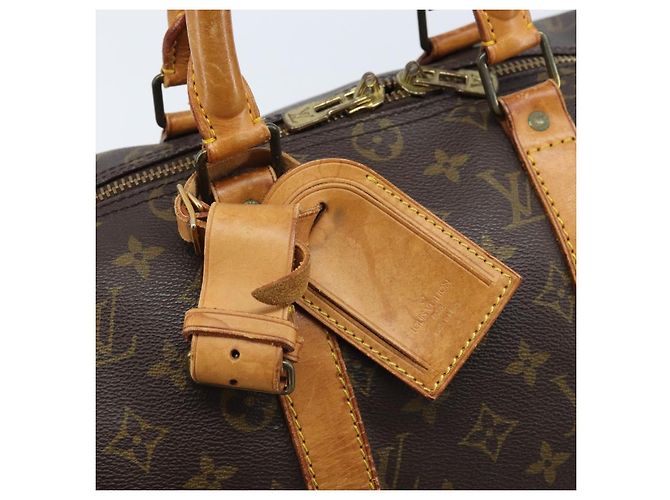 LOUIS VUITTON Borsa Boston Monogram Keepall 45 M41428 Auth LV ka3645 Monogramma - vista 17