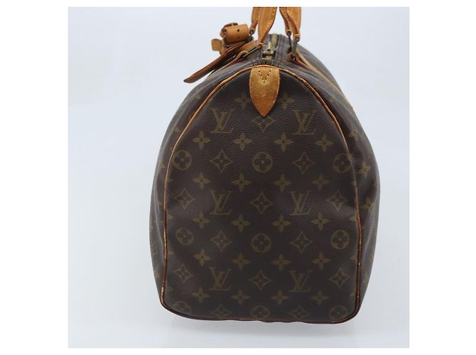 LOUIS VUITTON Borsa Boston Monogram Keepall 45 M41428 Auth LV ka3645 Monogramma - vista 4
