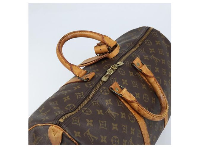 LOUIS VUITTON Borsa Boston Monogram Keepall 45 M41428 Auth LV ka3645 Monogramma - vista 6