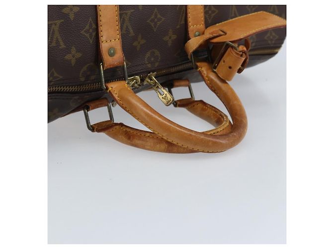 LOUIS VUITTON Borsa Boston Monogram Keepall 45 M41428 Auth LV ka3645 Monogramma - vista 7