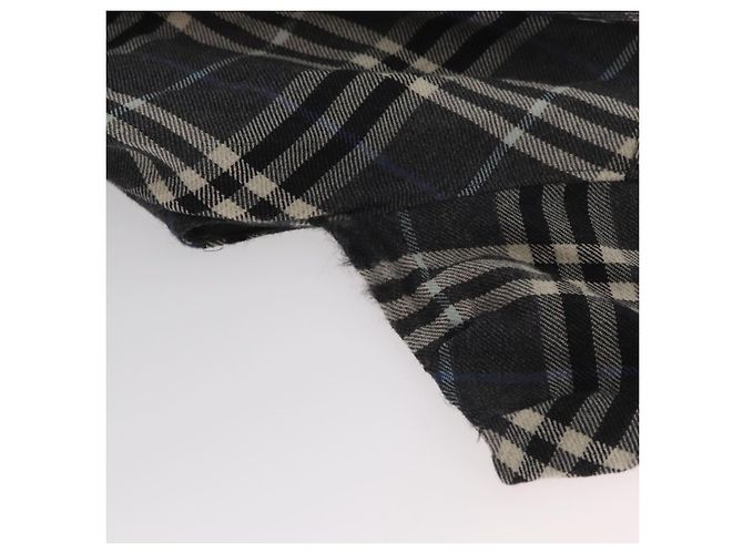 BURBERRY Nova Check Einteiler Blaue Etikette Canvas Grau Auth YKZ605A Braun - Ansicht 7