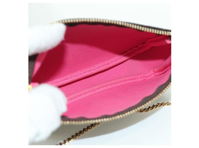 LOUIS VUITTON Monogram Vivienne Mini Pochette Accesorios M81633 Auth YKZ562SAM Monograma - vista 10