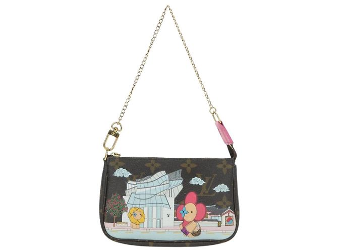 LOUIS VUITTON Monogram Vivienne Mini Pochette Accesorios M81633 Auth YKZ562SAM Monograma - vista 13