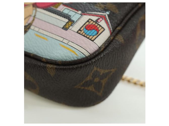 LOUIS VUITTON Monogram Vivienne Mini Pochette Accesorios M81633 Auth YKZ562SAM Monograma - vista 16