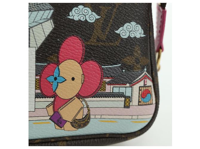 LOUIS VUITTON Monogram Vivienne Mini Pochette Accesorios M81633 Auth YKZ562SAM Monograma - vista 20