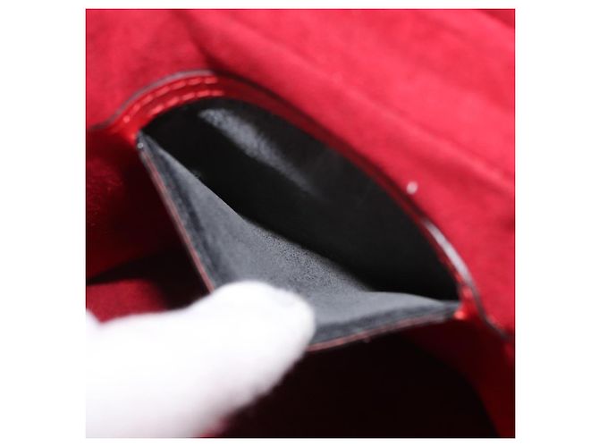 LOUIS VUITTON Borsa a Mano Epi Cannes Rossa M48037 LV Auth ka3555A Rosso - vista 11