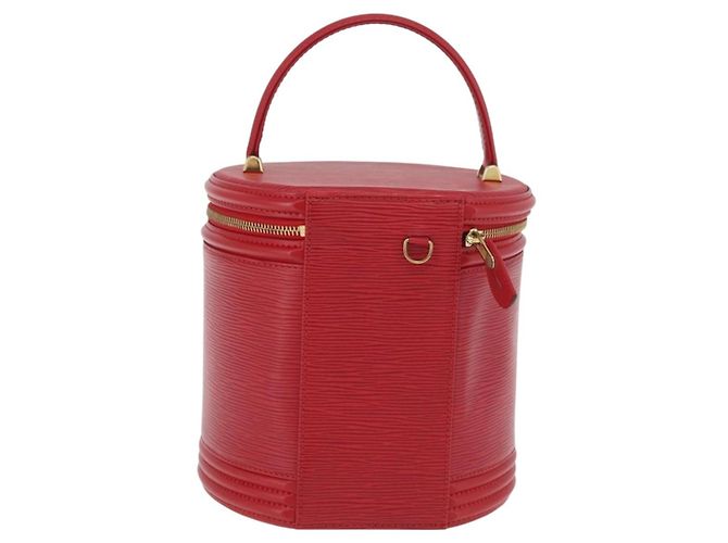 LOUIS VUITTON Borsa a Mano Epi Cannes Rossa M48037 LV Auth ka3555A Rosso - vista 2