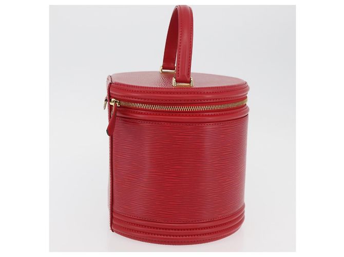 LOUIS VUITTON Borsa a Mano Epi Cannes Rossa M48037 LV Auth ka3555A Rosso - vista 4
