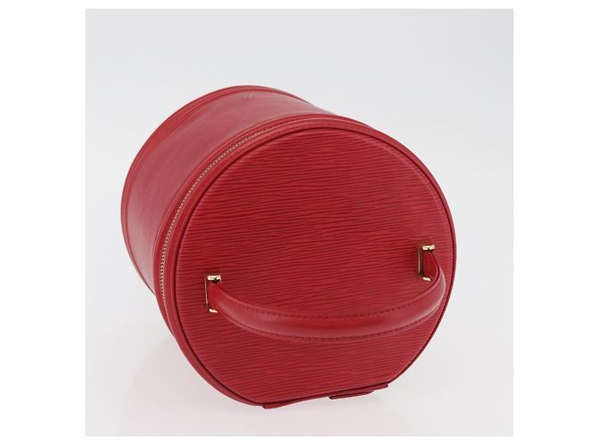 LOUIS VUITTON Borsa a Mano Epi Cannes Rossa M48037 LV Auth ka3555A Rosso - vista 6