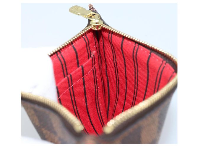 LOUIS VUITTON Pouch Neverfull PM Damier Ebene Auth LV 171206A - vista 19