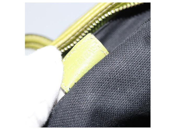 Borsa a Spalla in Pelle Verde Auth BAZ684A di BURBERRY - vista 12