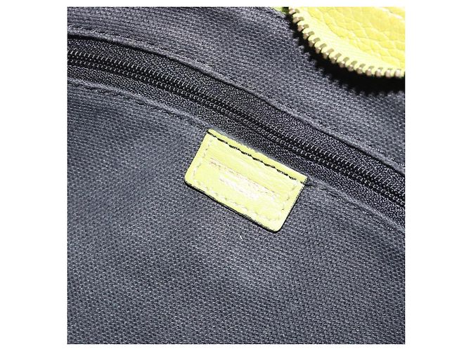 Borsa a Spalla in Pelle Verde Auth BAZ684A di BURBERRY - vista 18
