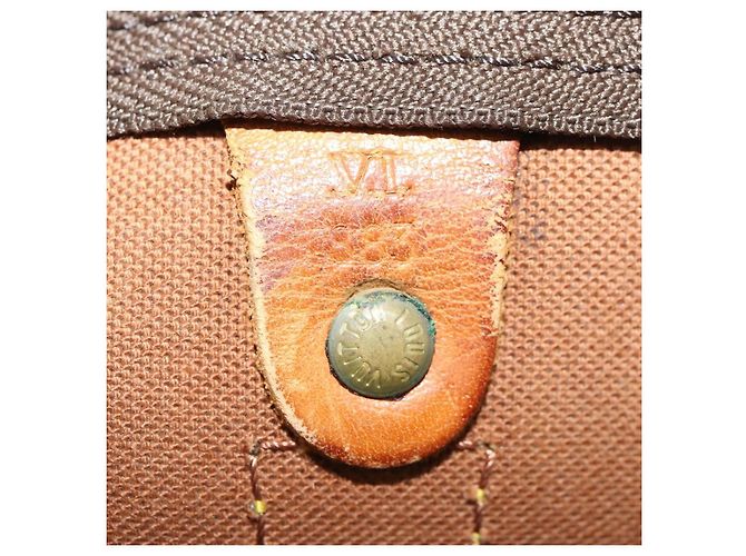 LOUIS VUITTON Monogram Keepall Bandouliere 50 Borsa Boston M41416 LV Auth 174446 Monogramma - vista 12