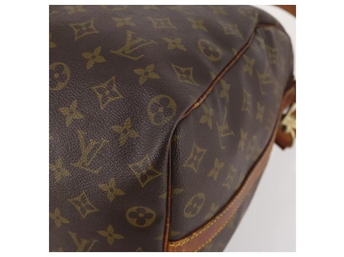 LOUIS VUITTON Monogram Keepall Bandouliere 50 Borsa Boston M41416 LV Auth 174446 Monogramma - vista 16