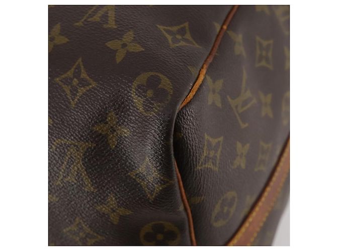 LOUIS VUITTON Monogram Keepall Bandouliere 50 Borsa Boston M41416 LV Auth 174446 Monogramma - vista 18