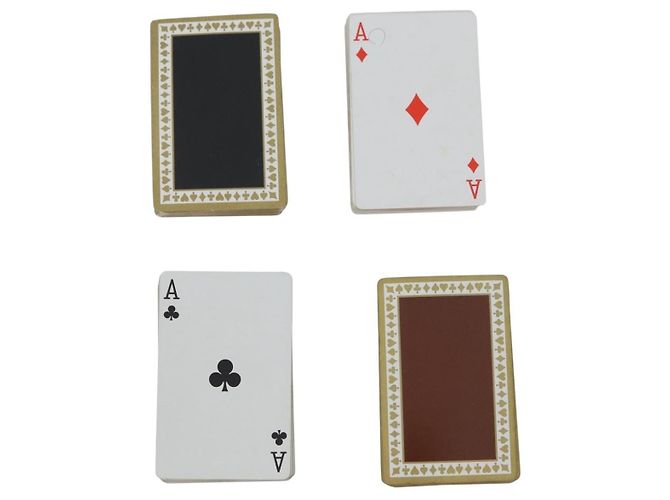 Autre Marque Carte da gioco TIFFANY&Co. 2 set Rosso Blu Auth BA11539 - vista 3