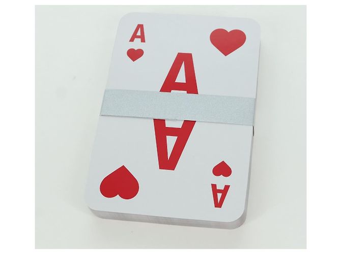 Conjunto de cartas de jogar com estojo de couro Horsebit GUCCI 700469 Auth YKZ728A Preto - vista 10
