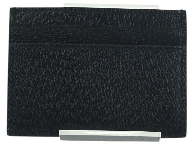 Conjunto de cartas de jogar com estojo de couro Horsebit GUCCI 700469 Auth YKZ728A Preto - vista 2