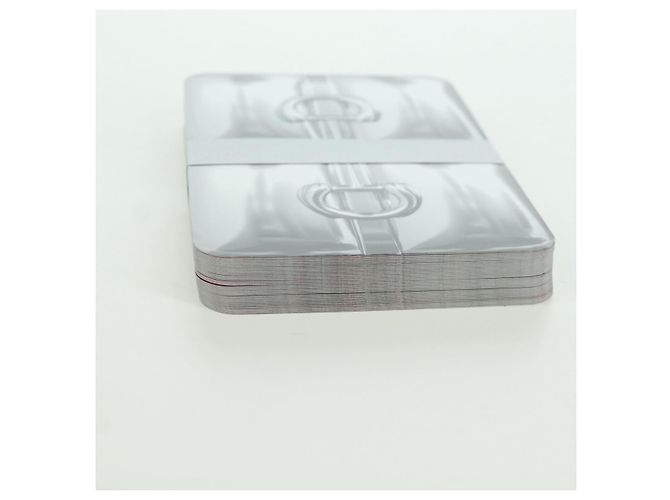 Conjunto de cartas de jogar com estojo de couro Horsebit GUCCI 700469 Auth YKZ728A Preto - vista 22
