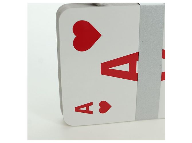Conjunto de cartas de jogar com estojo de couro Horsebit GUCCI 700469 Auth YKZ728A Preto - vista 26