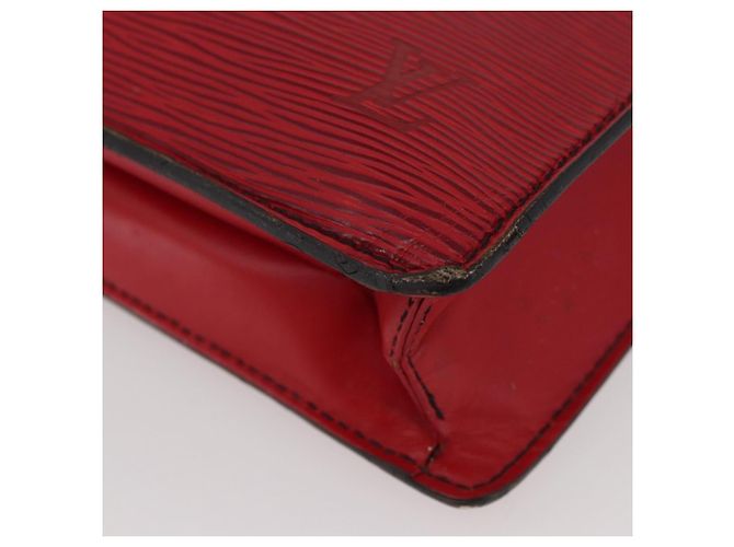 LOUIS VUITTON Epi Porta Documenti a Tracolla Briefcase Rossa LV Auth BAZ082 Rosso - vista 15