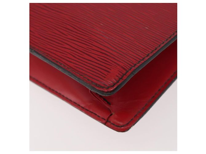 LOUIS VUITTON Epi Porta Documenti a Tracolla Briefcase Rossa LV Auth BAZ082 Rosso - vista 17
