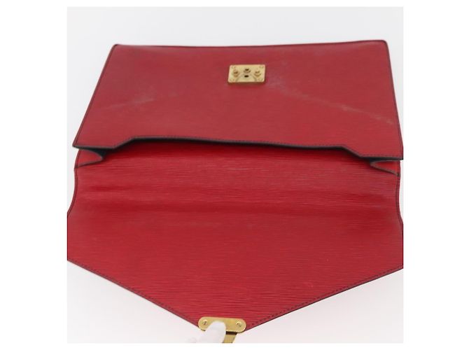 LOUIS VUITTON Epi Porta Documenti a Tracolla Briefcase Rossa LV Auth BAZ082 Rosso - vista 19